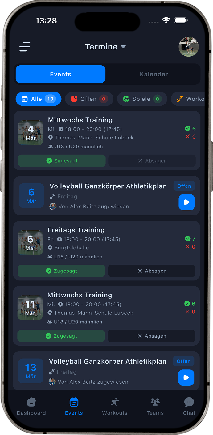Trainingsverwaltung